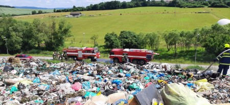 5. 3.7.  Požár skládky odpadu Štěpánovice